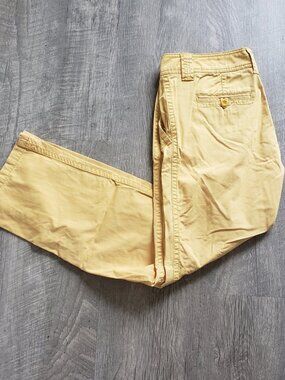 New York & Company Yellow Capris.